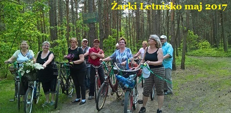 Seniorzy z Zarek Letniska maj 2017